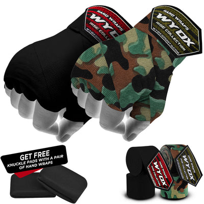 Hand Wraps With Knuckle Guards