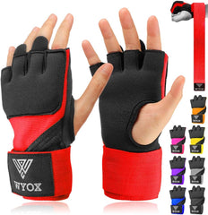 Red Quick Gel Boxing Hand Wraps - Wyox Sports