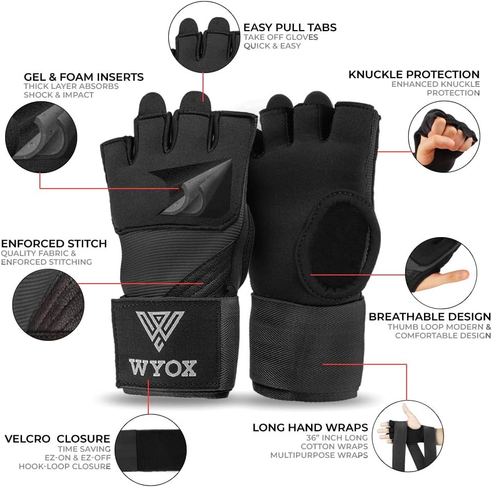 Quick Gel Boxing Hand Wraps - WYOX SPORTS