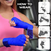 Blue Hand wraps Inforgraphics 