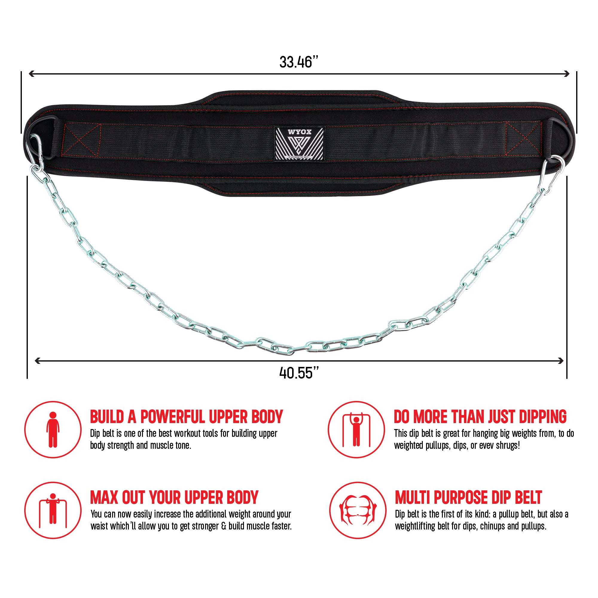 Weight Lifting Dip Belt - WYOX SPORTS