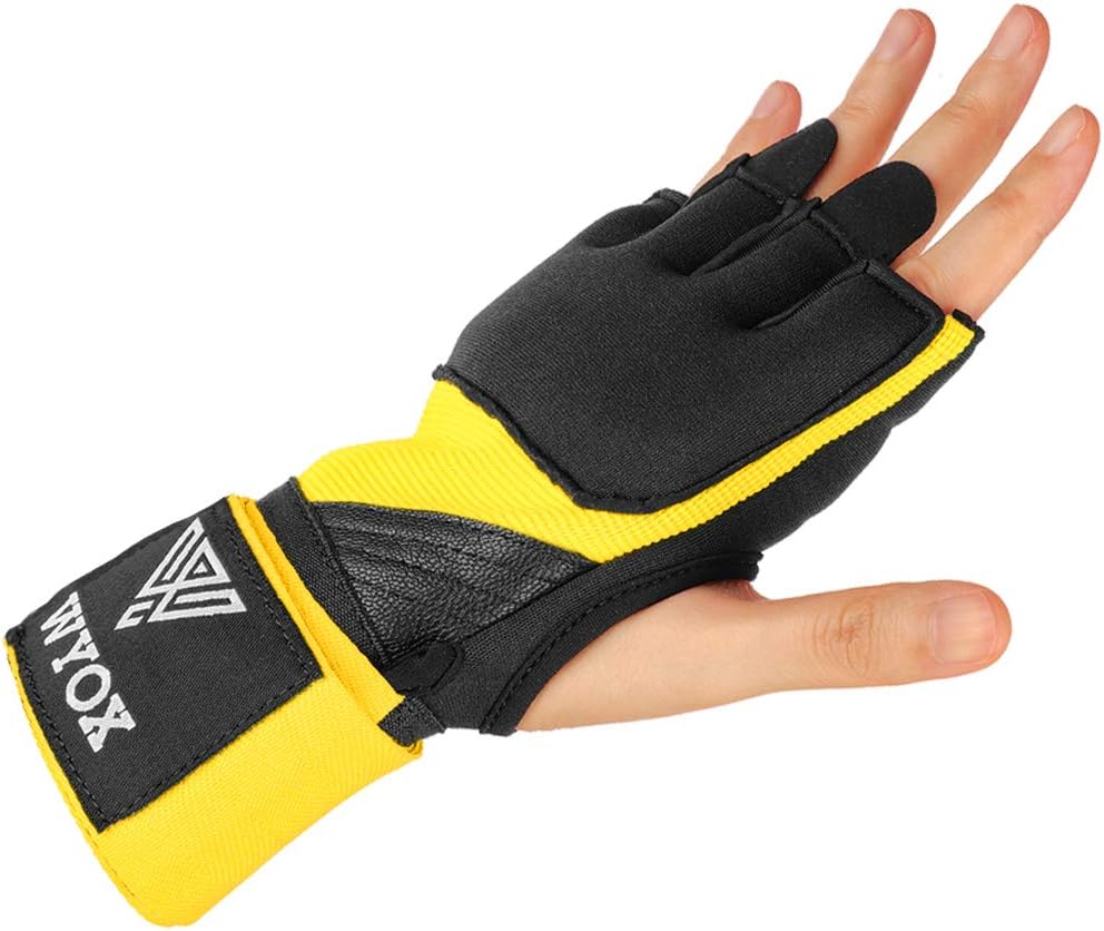 Yellow Quick Gel Boxing Hand Wraps - Wyox