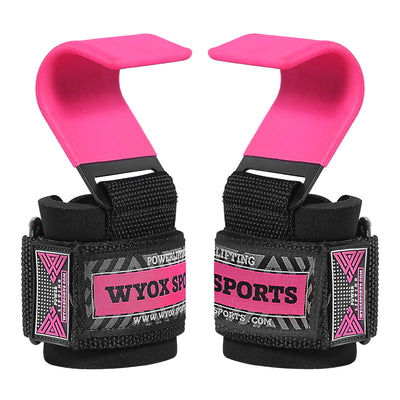 Pink Weight Lifting Metal Hooks - WYOX