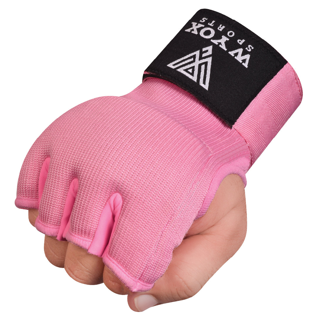 Gel Hosiery Inner Gloves in Pink 