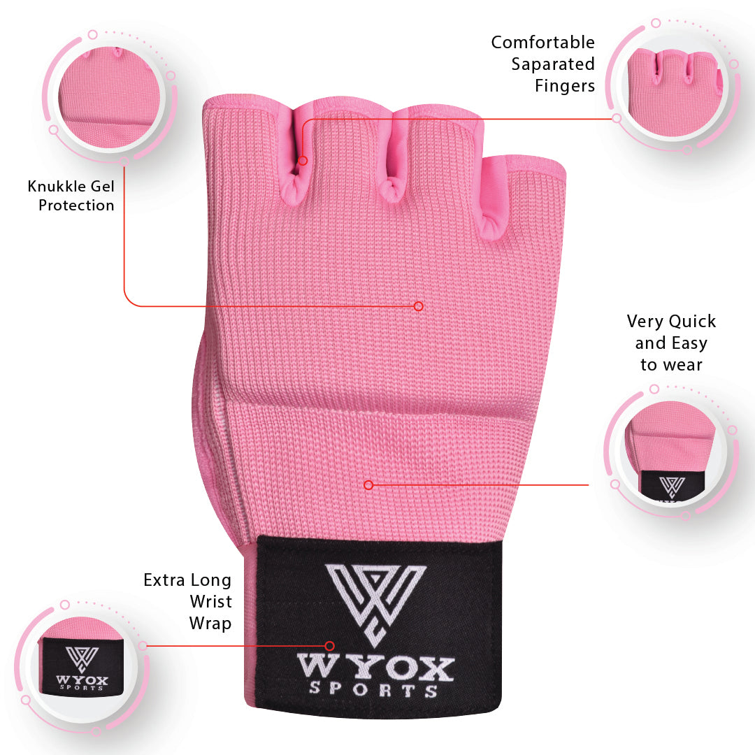 Pink Gel Hosiery Inner Gloves Infographics 