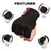 Black Quick Hand Wraps - Compression Hand Sleeves