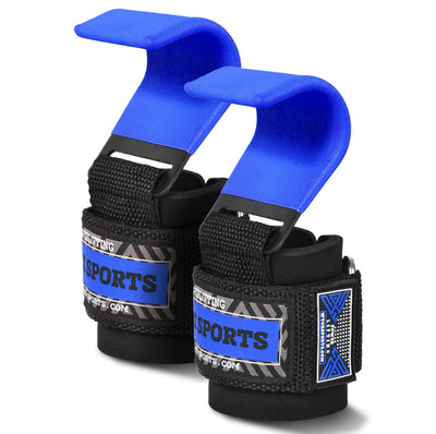 Blue Weight Lifting Metal Hooks