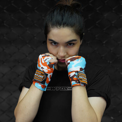 Boxing Hand Wraps - Orange Camo