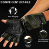 Weight Lifting Gym Gloves- Green