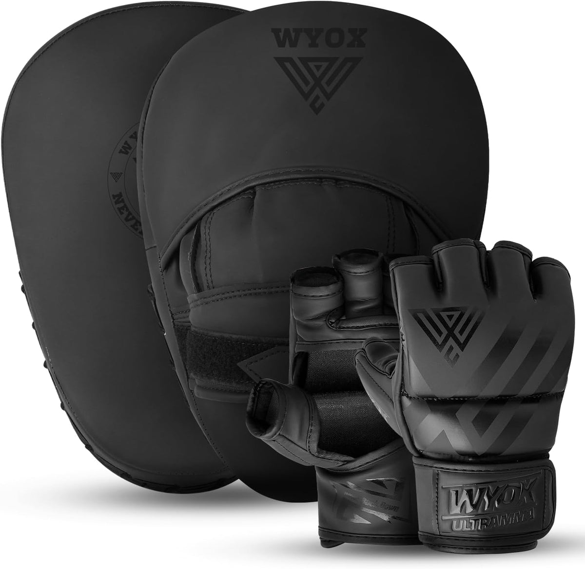 MMA Gloves + Focus Pads Bundle