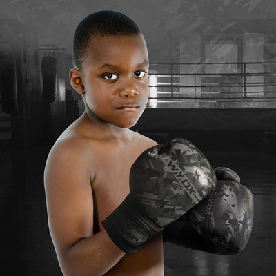 Grey Kids Boxing Gloves