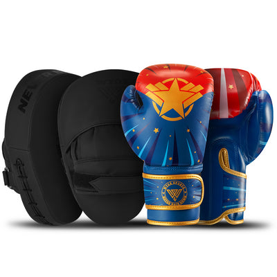 Gold Star Kids Boxing & Focus Pads Bundle