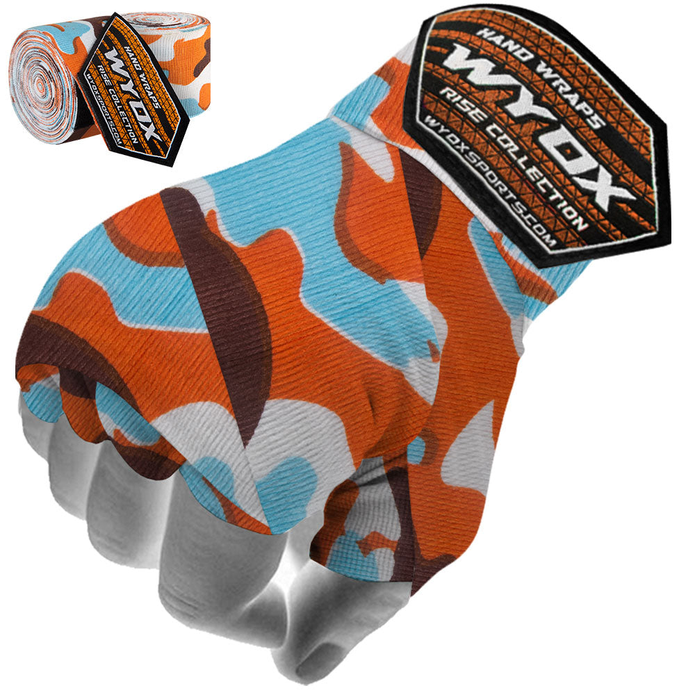 Boxing Hand Wraps - Orange Camo