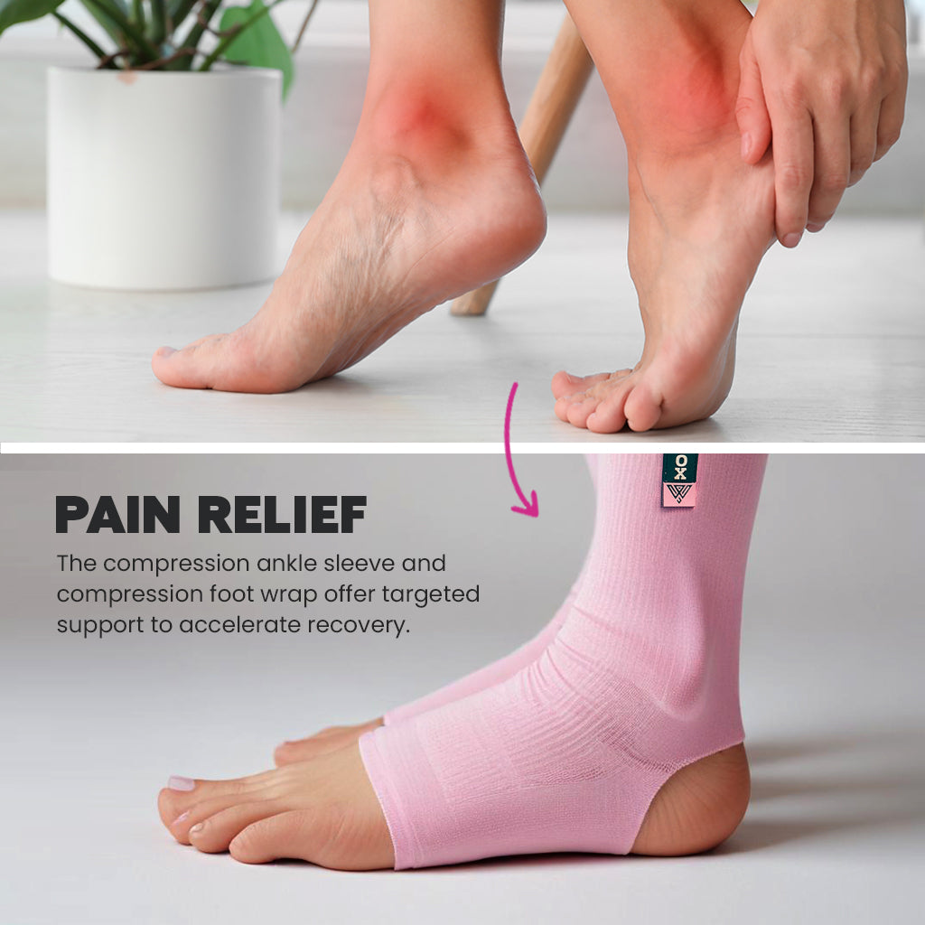 PAIN Relief Compression Ankle Sleeves