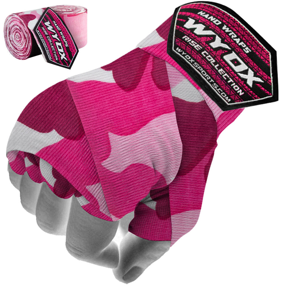 Boxing Hand Wraps - Pink Camo