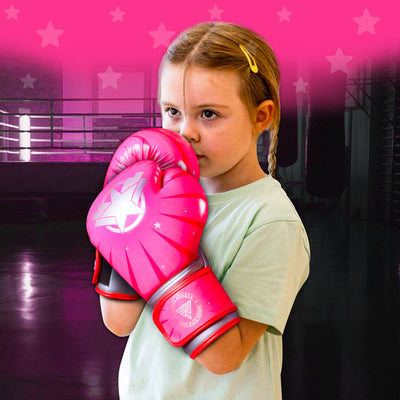 Silver Star Kids Boxing Gloves