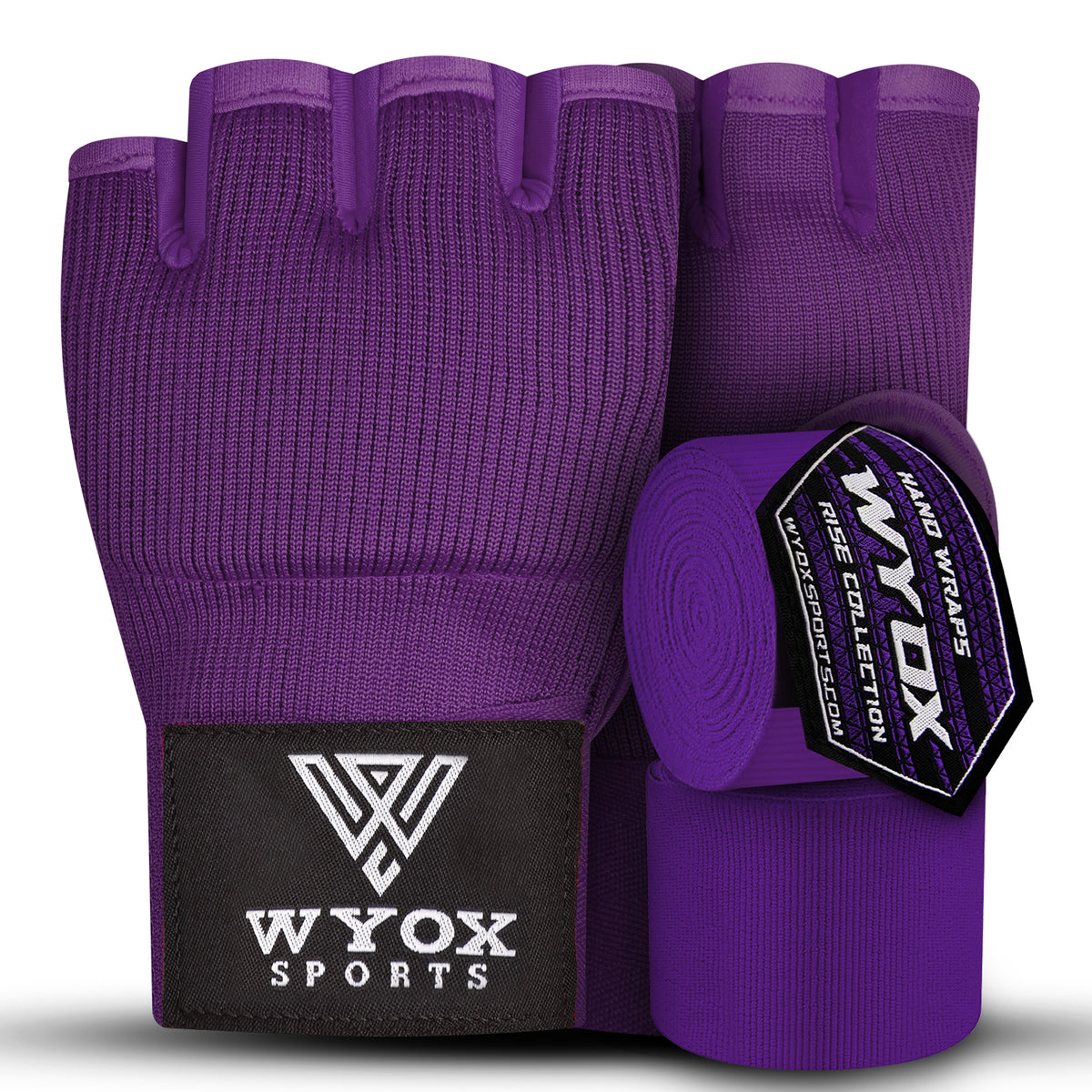 Purple Gel Inner Gloves & Hand Wraps Bundle