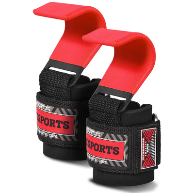 Red Weight Lifting Metal Hooks