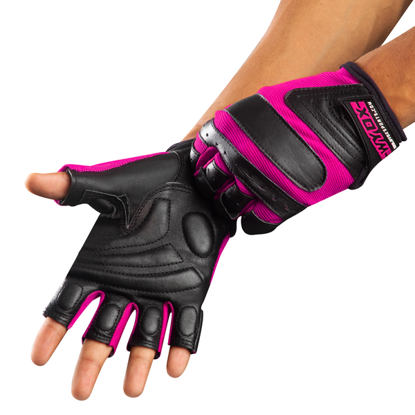 Wyox Pink workout gloves