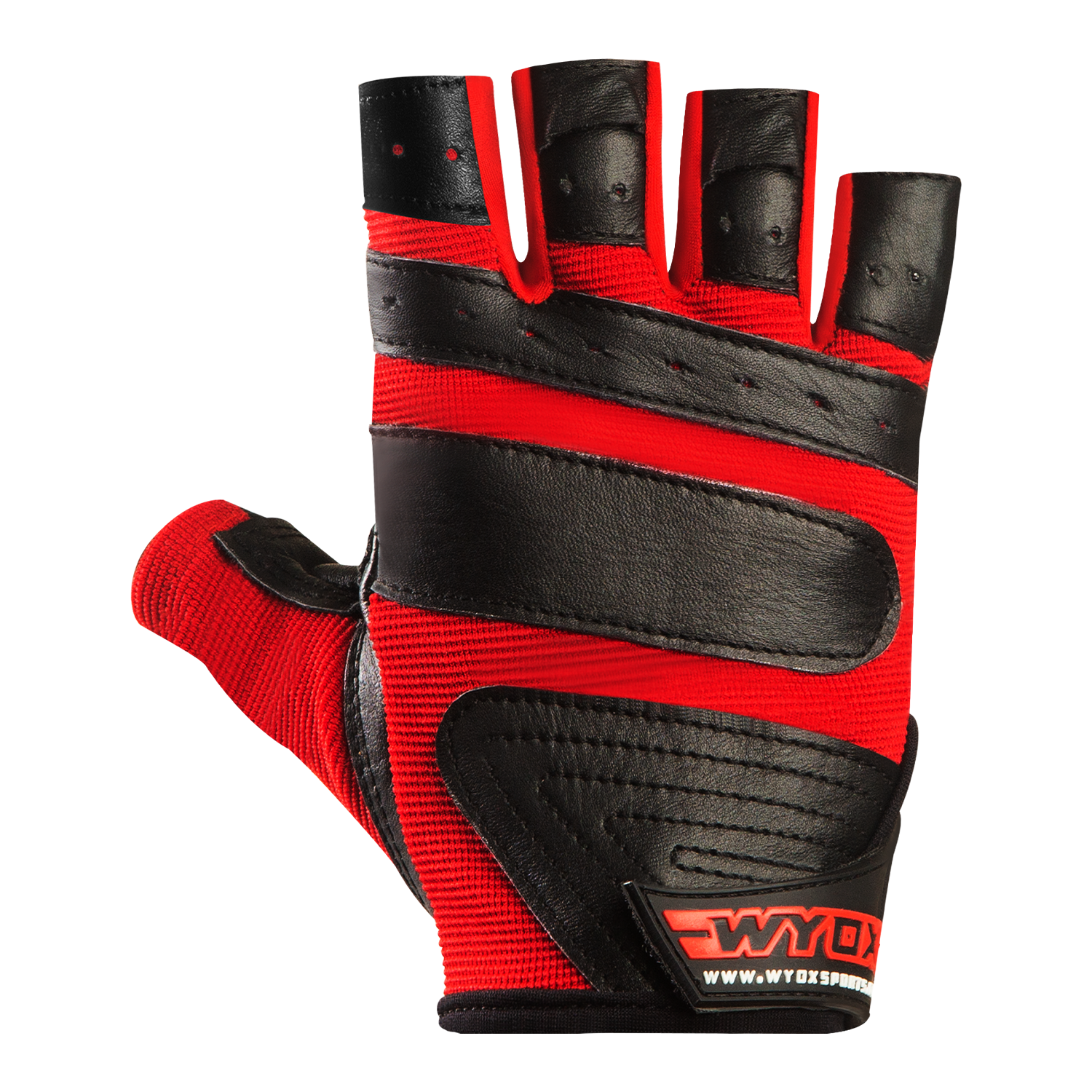 red workout glove