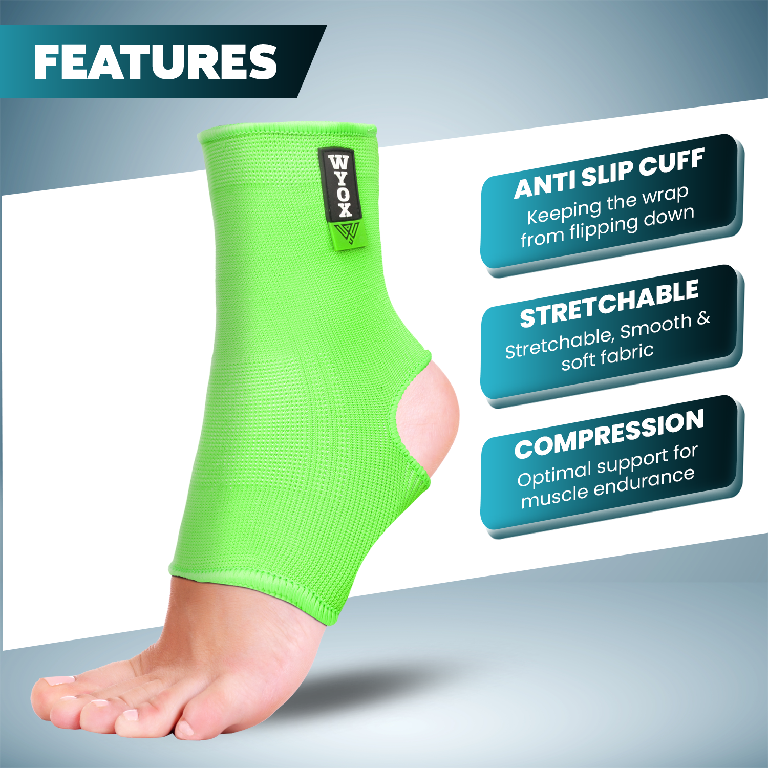 sports ankle support sleeve features